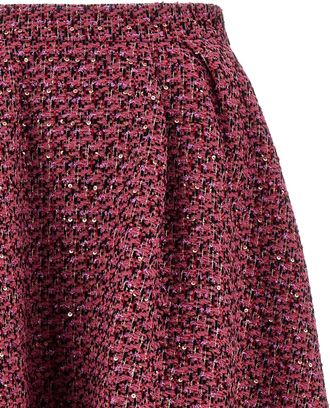 Alessandra Rich Polyamide Midi Womens Skirt