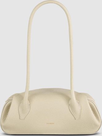 Yuzefi Sac Oyster Shoulder Bag Mini Cuir Grain&eacute; Angora