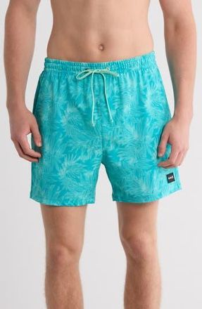 Hurley Phantom Eco Poolside Combo Swim Trunks in Turquoise at Nordstrom Rack, Size Xx-Large