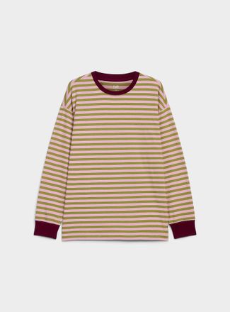 Twik Womens Contrasting trim striped T-shirt