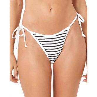 L*Space L*Space Levy Bikini Bottom Womens Sail Along Striped Tie-Sides KFC1232