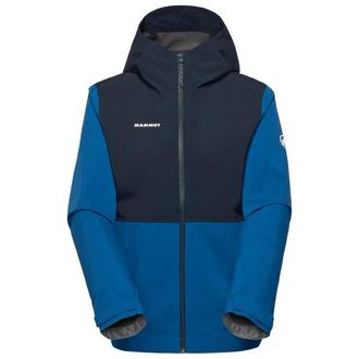 Mammut Linard Light Hardshell Hooded Jacket Regenjacke f&uuml;r Damen | blau