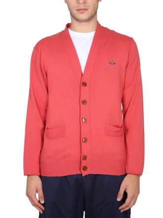Vivienne Westwood Red V Neck Cardigans
