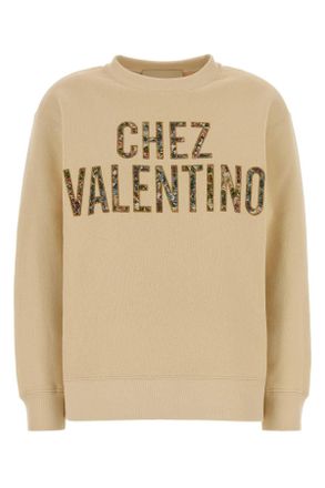 Valentino Garavani Beige Cotton Sweatshirt