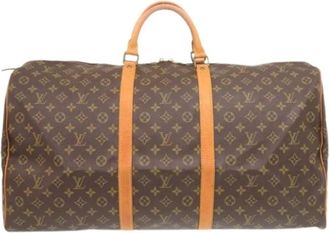 Louis Vuitton Pre-owned Monogram Boston Tas - Heren - Vintage Weekendtas - Bruin - ONE Size - Vintage