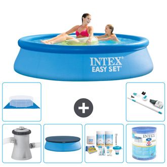 Intex Piscina Easy Set Redonda - 244x61 Cm - 8-piezas S40811