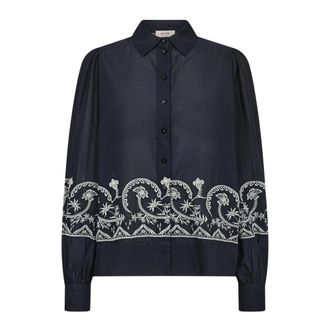 Mos Mosh MOS Mosh, Overhemden, Dames, Blauw, S, Shirts