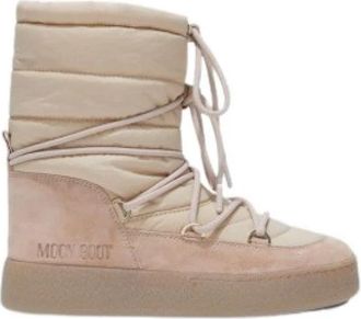 Moon Boot LTrack Su&egrave;de en Nylon Laarzen - Dames - Winterlaarzen - Roze - 39 EU - Nylon - Schoenen