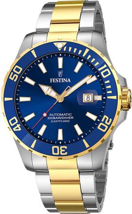 Festina F20532-1 Mens Automatic Watch - Silver - One Size