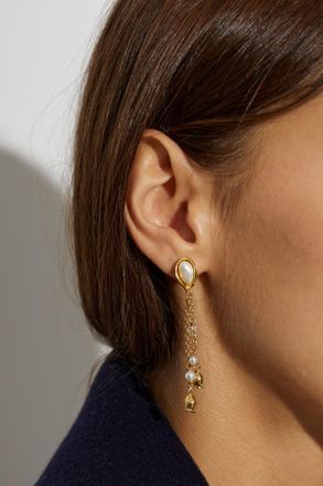 Chlo&eacute; Earrings With Pendants, Womens, Gold