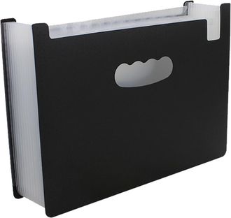 OEM Esta Bolsa Para Documentos Expandible De Polietileno Cuenta Con Una Solapa Y Cierre De Cord&oacute;n Para Guardar De Forma Segura Documentos, Facturas Y Comp