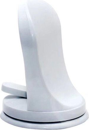 OEM Reposapi&eacute;s Para Ducha - Reposapi&eacute;s Antideslizante Con Ventosa, Ayuda Para El Afeitado - Reposapi&eacute;s Para Ducha - Blanco - 1 Unidad