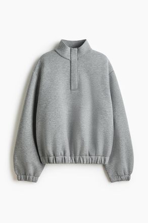 H&M Sweatshirt aus Scuba - Grau