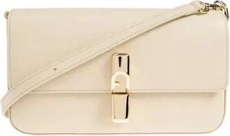Furla Tassen, Dames, Wit, ONE Size, Nylon, Iride Crossbody S