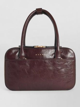 Marni boxyne sudan small leather shoulder bag