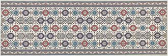 Beliani Beliani - Alfombra De Pasillo Oriental 80 X 240 Cm Antideslizante Vintage Multicolor Hacilar