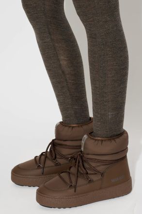 Moon Boot Snow Boots MB LTRACK LOW NYLON WP, Womens, Brown