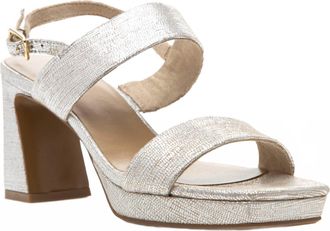 Vaneli Womens Maida Slingback Platform Sandals In Perla Harmonica