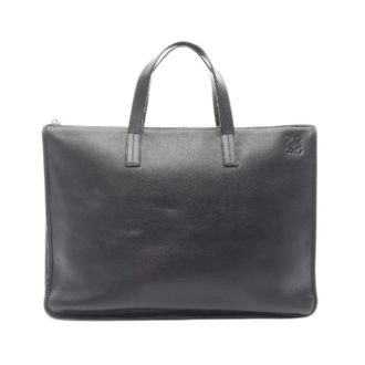 Loewe Pre-owned Tote Bags, male, Black, Size: ONE SIZE Pre-owned Anagram Leather Briefcase