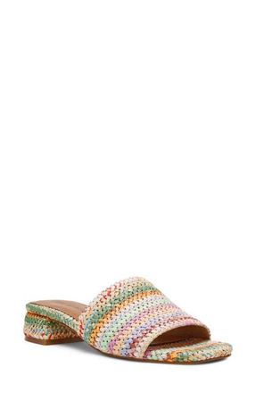 Steve Madden Montgomery Block Heel Sandal in Bright Multi at Nordstrom, Size 6.5