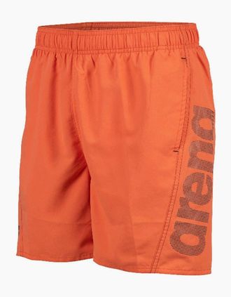 Arena Mens Fundamentals Logo R Beach Boxer - Orange - Size: 37/36/32