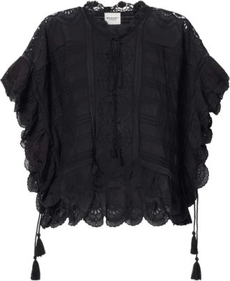 Isabel Marant Blouses, female, Black, Size: S Top