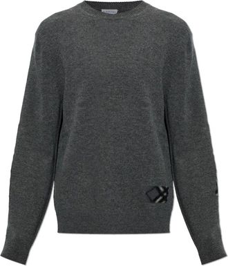 Burberry Jersey de lana con cuello redondo - Knitwear - Hombre - Gris - M