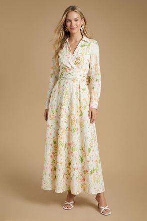 Oasis Womens English Rose Garden Shirt dress - Multicolour Cotton - Size 16 UK