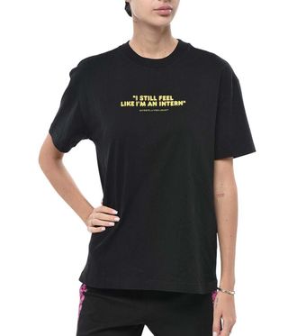 Off-white Black Crew Neck T-Shirt