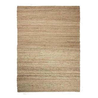 Vivaraise Alfombra de yute y algod&oacute;n natural 140x200 cm