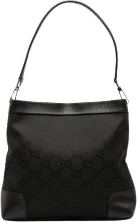 Gucci Pre-owned Shoulder Bags, female, Black, Size: ONE SIZE Pre-owned Vintage Shoulder Bag
