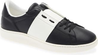 Valentino Garavani Open Sneaker in Black/white at Nordstrom, Size 41