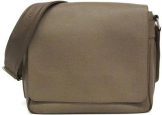 Louis Vuitton Tweedehands leren Louis Vuitton tassen - Heren - Vintage Schoudertas - Beige - ONE Size - Vintage