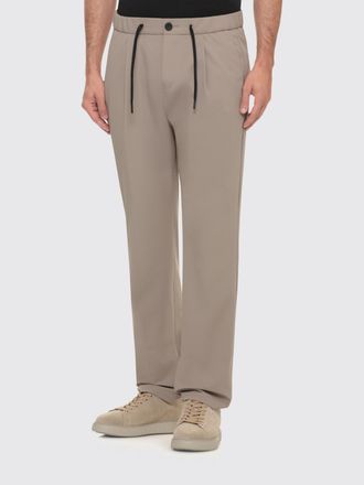 Herno Straight-Leg Technical Fabric Trousers with an Elasticated Drawstring Waist