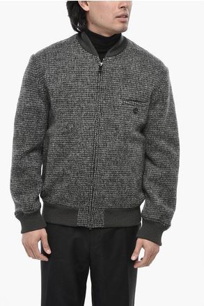 Paolo Pecora Virgin Wool Bomber Jacket with Chest Pocket size 52