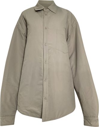 Frankie Shop Maine Padded Jacket in Beige Nylon