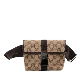 Gucci Pre-owned Belt Bags, unisex, Beige, Size: ONE SIZE Pre-owned Belt Bag