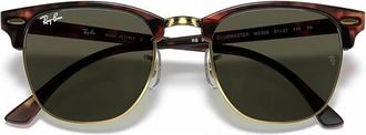 Ray-Ban Rb 3016 Clubmaster - unisex - Zonnebrillen - Bruin - 55 MM - Accessoires