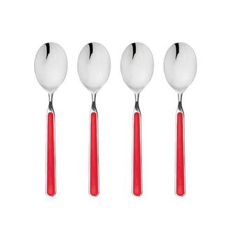 Mepra Fantasia American Coffee Spoon Set - 4 Pieces in Red at Nordstrom