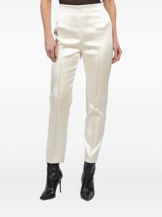 Wardrobe.NYC panelled trousers - women - Recycled Polyester/Elastane - S - Neutrals