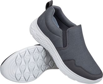 Generic Couple Lightweight Breathable Casual Shoes Every Step Into Love Mens Shoes Wide Casual (Grey, 8.5)