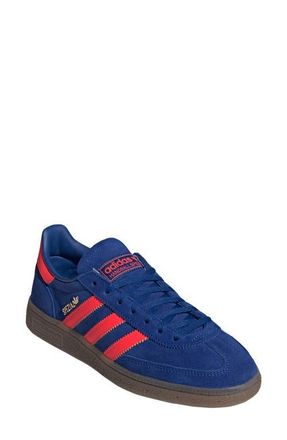 adidas Handball Spezial Sneaker in Royal/Solar Red/Gold Met. at Nordstrom, Size 10.5