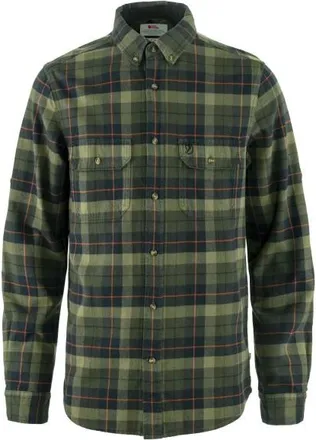 Fj&auml;llr&auml;ven Singi Heavy Flannel Shirt Hemd f&uuml;r Herren | oliv