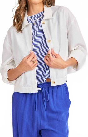 Sadie & Sage Ashore Jacket In White