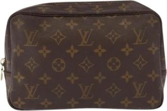 Louis Vuitton Pre-owned Clutches, female, Brown, Size: ONE SIZE Pre-owned Canvas Clutch