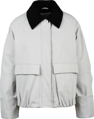 OOF Wear Jassen, Dames, Grijs, S, Polyester, Stand Collar Jacket