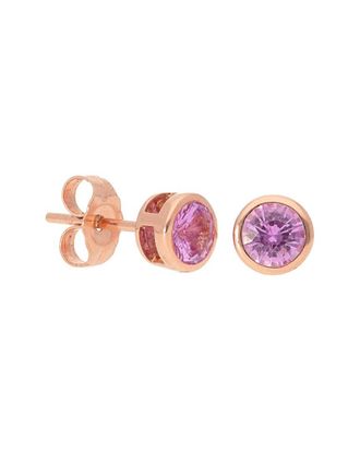 Nephora 14K Rose Gold 0.35 Ct. Tw. Sapphire Studs