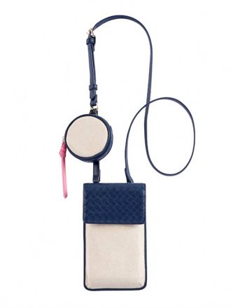 Shiraleah Womens Frankie Phone Holder Crossbody Bag In Navy