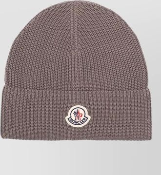 Moncler ribbed knit beanie