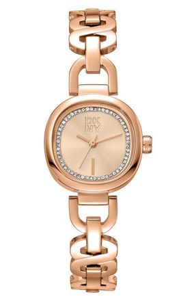 DKNY L 139 Bracelet Watch in Pink/Rose Gold at Nordstrom